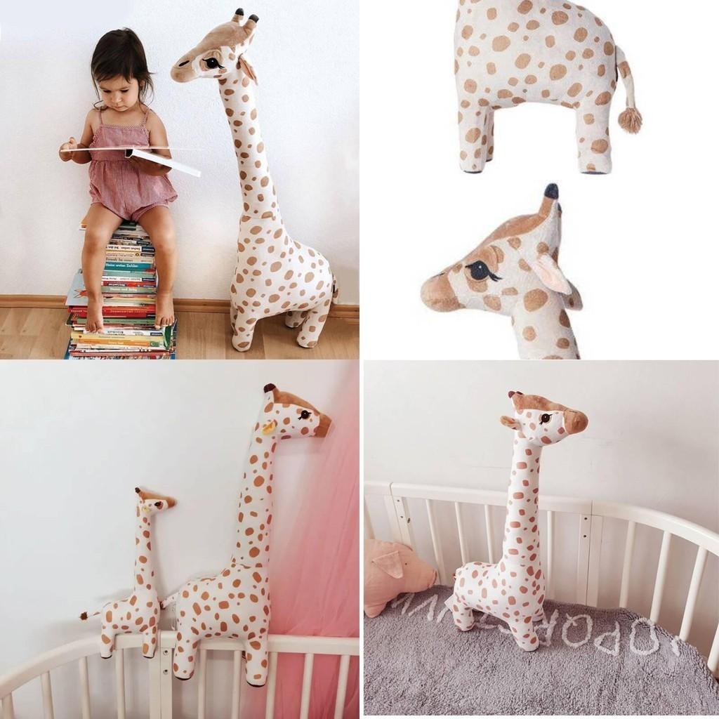 Süßes Giraffen-Stofftier Schlafkissen Für Kinderzimmer-Dekoration Und Nickerchen-Unterstützung