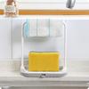 Punch-Free Kitchen Countertop Dishcloth & Sponge Drain Rack