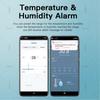 Tuya WiFi/ ZigbeeTemperature Humidity Sensor with External Probe for Smart Life App Alarm Control Support Alexa Google Assistant