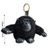 Stuffed Animals Plush Monkey Toy Real Wool Fur Key Chains Gorilla Fur Key Chains  Car Keyring