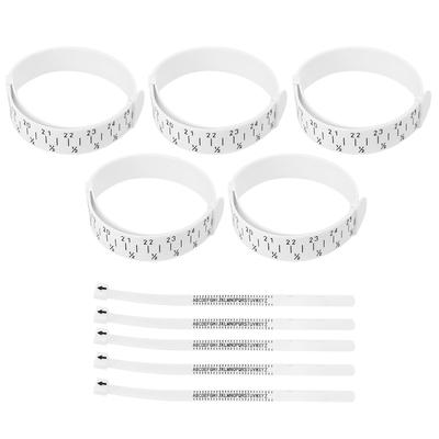 5 Stück Ringgrößenmesser UK Finger Armband Messlehre Schmuck Messzubehör