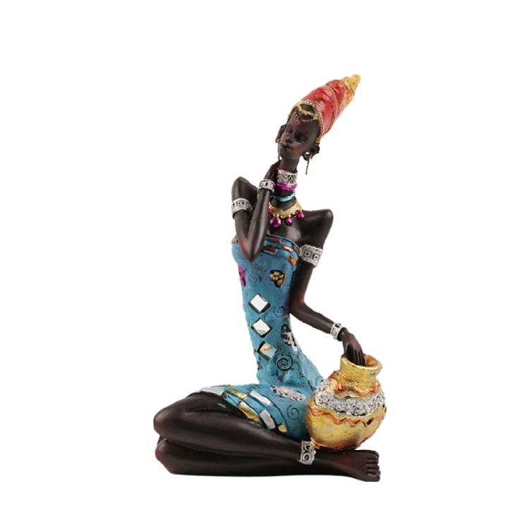 African Woman Figure Statues Woman Figure Girl Tribal Lady Figure Gift Giving