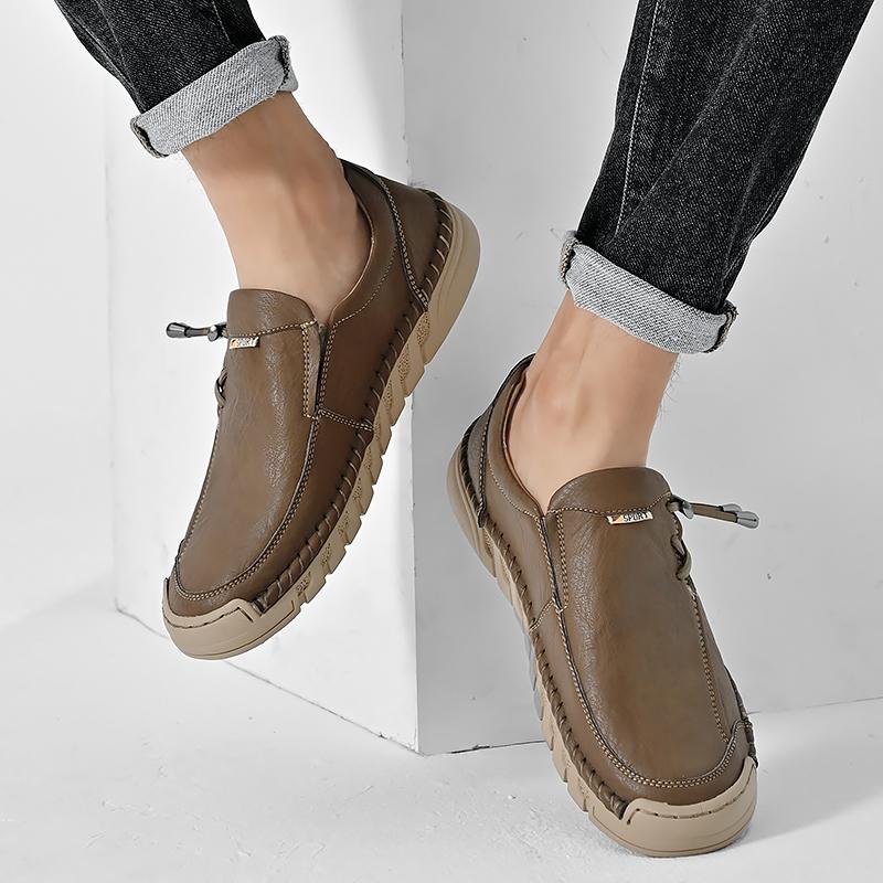 Men's Leather Shoes Casual Sneakers