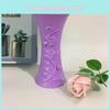 Faux Flower Plant Pot With Embossed Ceramic Look For Tabletop Display And Gift