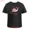 The Love Snail Cotton T Shirt Ta044746 Vintage Washed Homme Slightly Casual Streetwear Stretched Designer Clothes Breathable