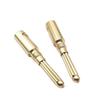 Gold-Plated 4MM Six-Pin Banana Plug, Shell-less Speaker Cable Connector, Audio Solderless Plug