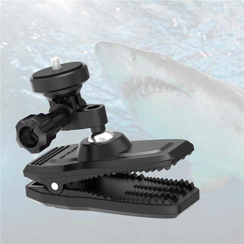 Para Insta360 GO 3 3S DJI Action 5 4 Clipe de Mochila Magnético Rotativo Suporte de Grampo para Câmeras GoPro Hero 13 12 11 10 9 Acessórios