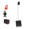USB C Microphone Adapter Type C Sound Card 7.1 Channel USB External Sound Card Type C To 3.5mm Headphone Jack Adapter