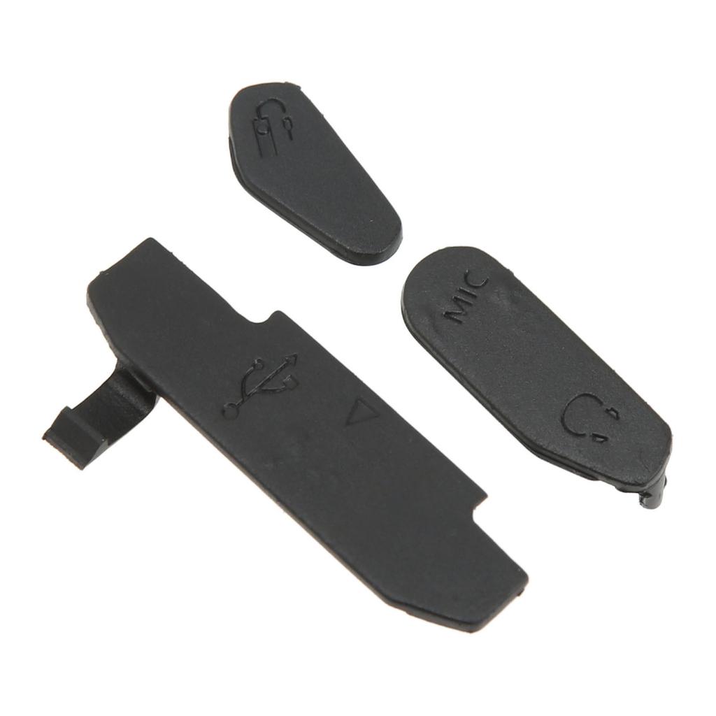 3Pcs Camera Mic Rubber Cover USB High Definition Multimedia Interface Compatible External Door Repair Part for 80D
