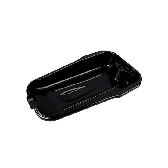 2.5L Oil Drain Pan for Car & Motorcycle High Temp Resistant Plastic Oil Catch Pan with Pour Spout & Tool чёрный