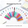 48Pcs Jelly Beadable Pen Kit 16 Fluorescent Pens with Refills Bags DIY Craft