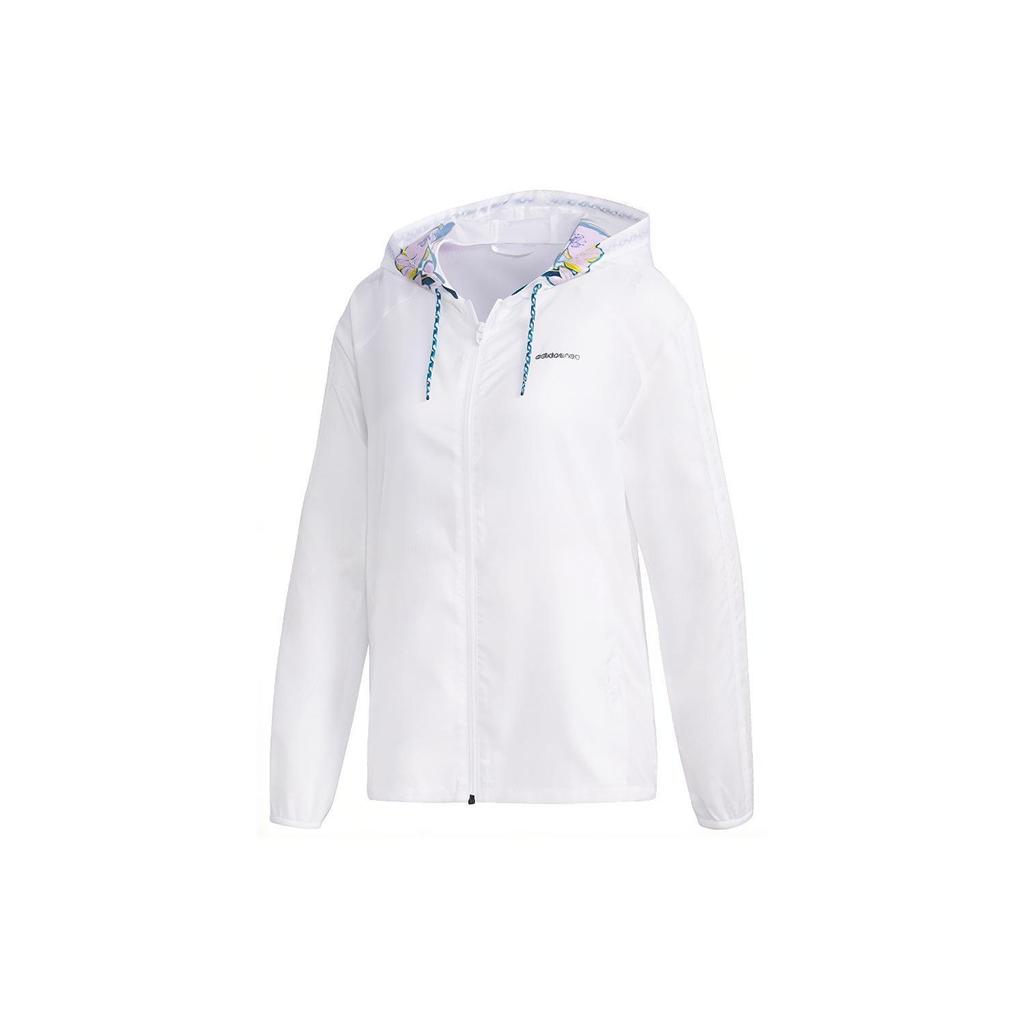 Adidas Neo Casual Sports Jacket Women Jackets White EJ7090