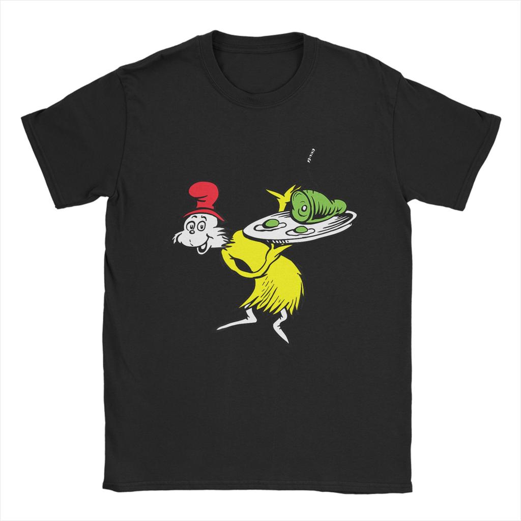 The Hat Ha Unisex T Shirts DrSeuss Amazing Tees Short Sleeve O Neck TShirts Cotton New Arrival Tops