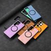 Leather Phone Case for Samsung Galaxy S25 Ultra A06 A16 A56 A36 A26 A55 A35 A25 A15 Shockproof Bumper Protective Cover