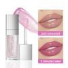 Hydrating Lip Oil, Moisturizing Lip Oil Gloss Transparent Lip Oil Tinted Non-Sticky Nourishing Long Lasting Repairing Lip Lines Lip Care