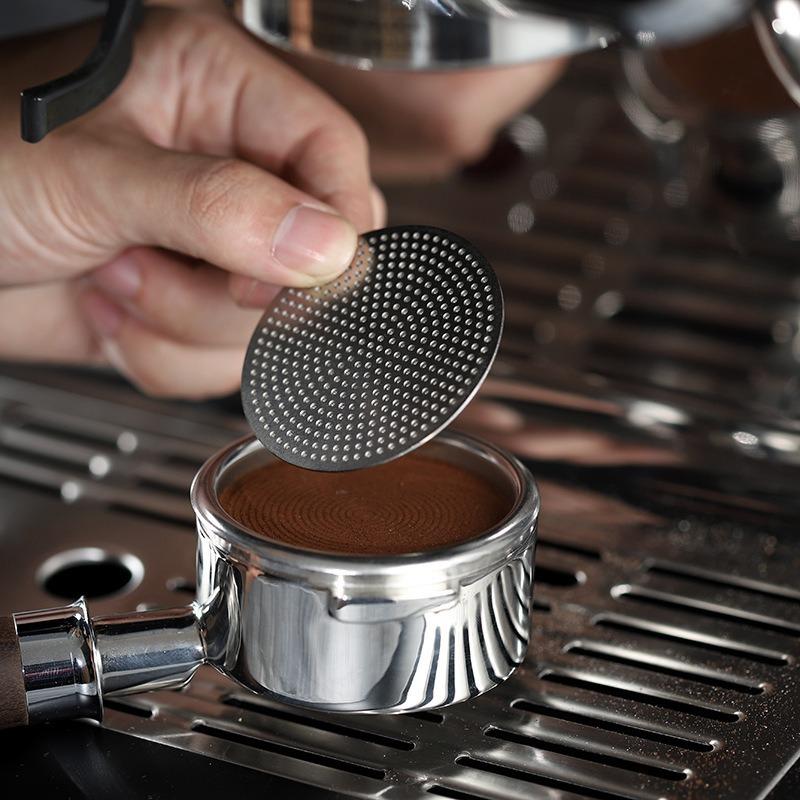 Écran de Puck de Café Réutilisable Durable - Acier Inoxydable 304 Porte-Filtre à Café pour 51/54/58mm Accessoire Barista KFGL01