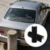 2 buc Protector perete garaj Spumă EVA neagră Bara de protecție perete garaj Pernă Autoadeziv Colț stâlp parcare Protecție colț Amortizare absorbantă șocuri