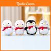 Plush Penguin Scarf Toy Keychain Bag Pendant Doll Decorations Cartoon Gifts