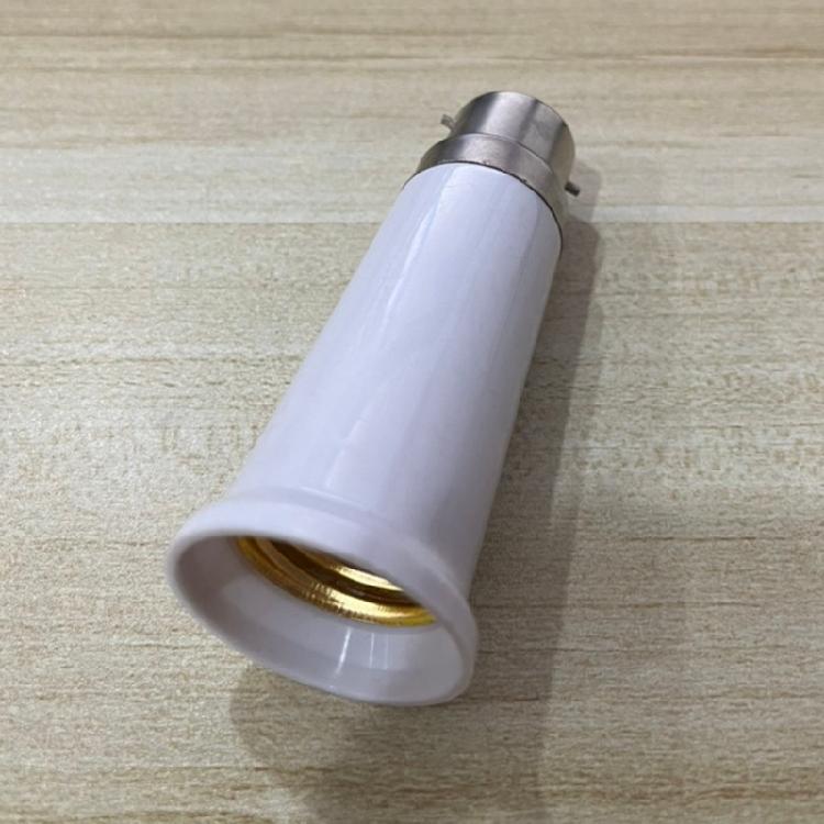 B22 to E27 Adapter Converter Secure Mounting Quality Bulb Holder B22 to E27 Light Socket Converter, Durability Construction for Safe Electrical Lamp