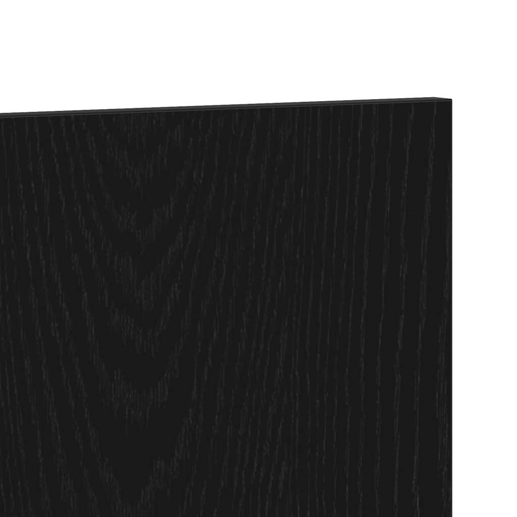 Headboard In Black Oak Look 160 X 1.5 X 80.5 Cm