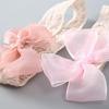 Lace Cotton Infant Headband for Newborns - Floral Bow Design for Baby Girls & Boys