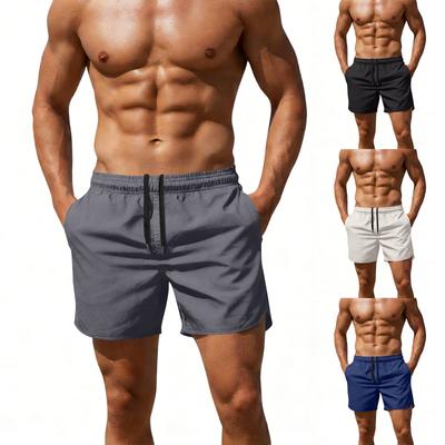 Herren Shorts mit Kordelzug, atmungsaktiv, für Outdoor-Sport und Fitness