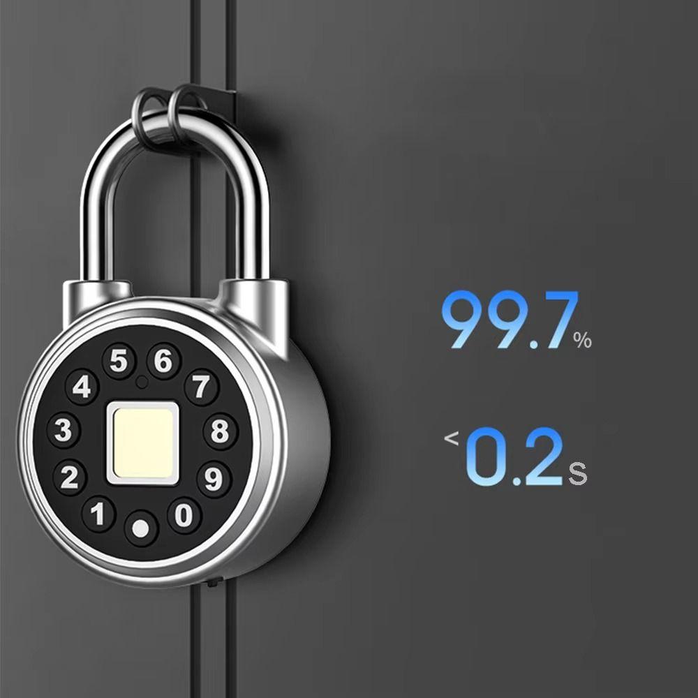 Type C Charge Waterproof Fingerprint Padlock General Security Smart APP Locker  Suitcase