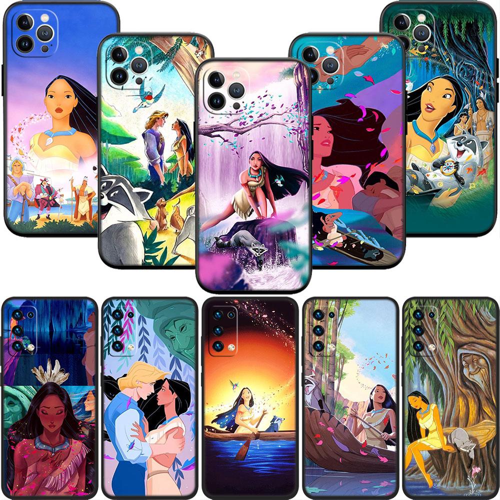 CJ41 Disney Pocahontas Soft Shell Phone Case for Redmi Note 10 11 12 Pro Max 10S 10C 10T 11A 11S 12S 12C