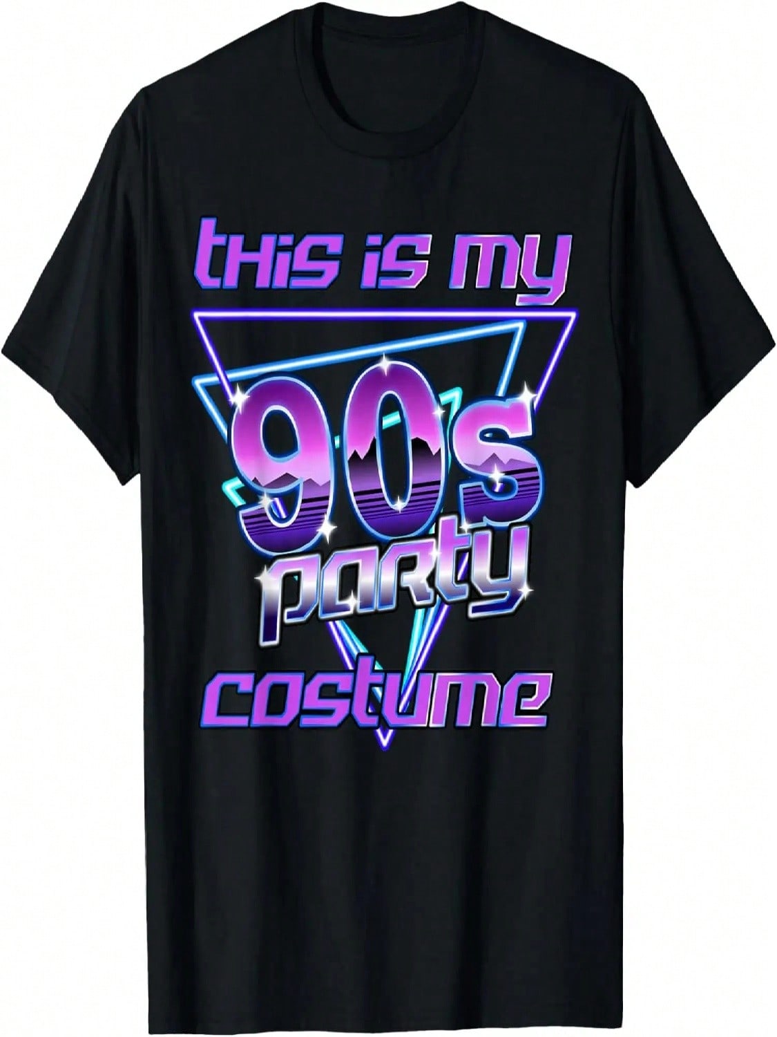 Retro 1990 s Party Gifts 90 s Outfit This Is My 90s Costume T-Shirt S