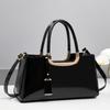 Borsa da donna semplice alla moda in vernice rossa lucida borsa a tracolla da sposa borsa a mano nuova borsa da sera da donna