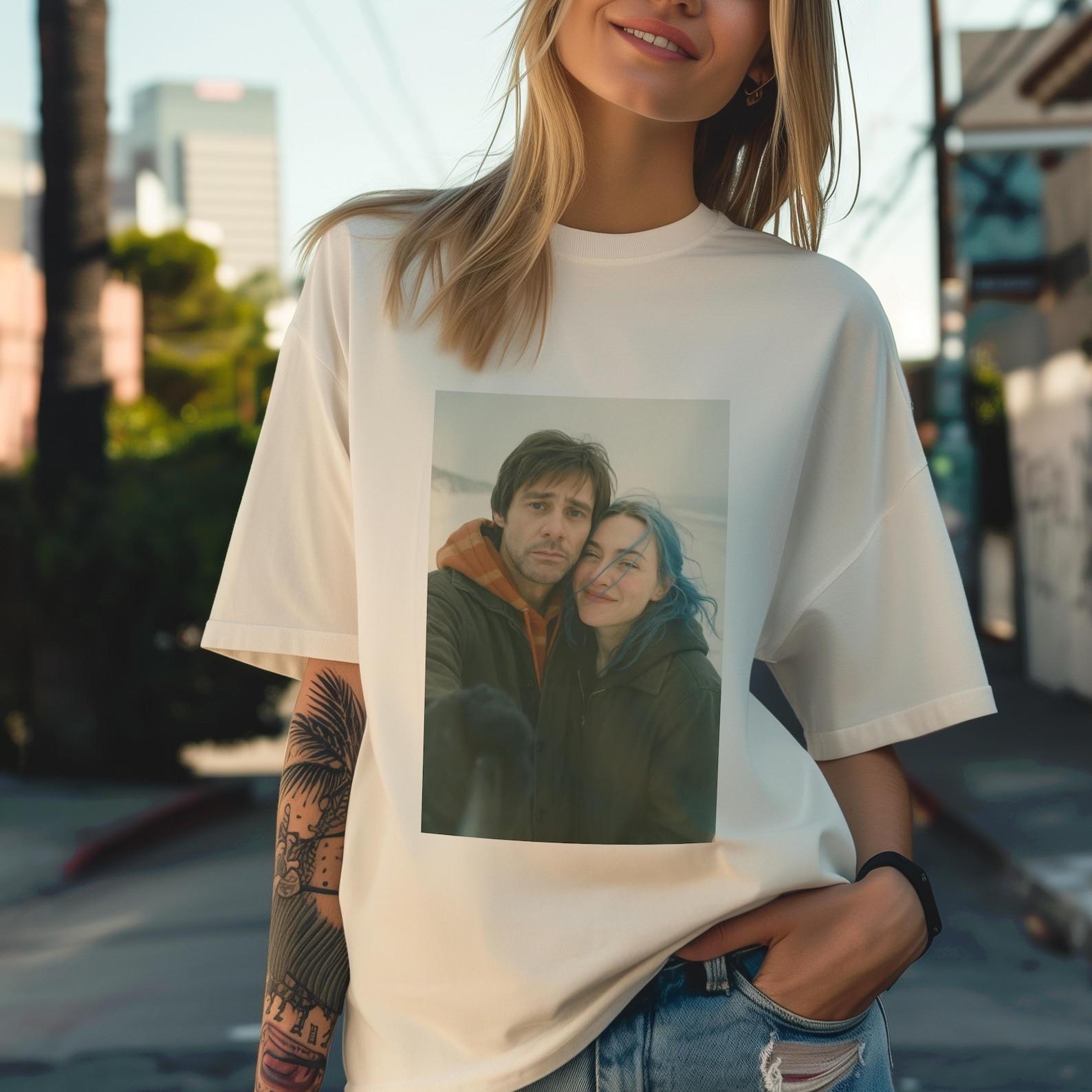 Eternal Sunshine Shirt: Joel and Clementine Selfie, Indie Film Cotton Tee 2XL