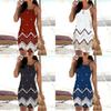 Women's Strappy Floral Print Mini Dress For Summer Stylish Beach Getaways