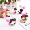 Ornament Creative Dashboard Figure Car Ornaments Car Decoration Action Figure Cartoon Couples