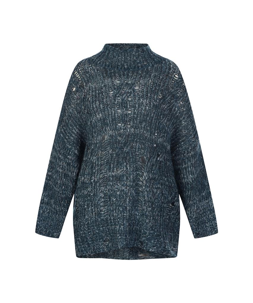 MAREMONTE Mixed Weave Design Knit_M23Nmkt88P0