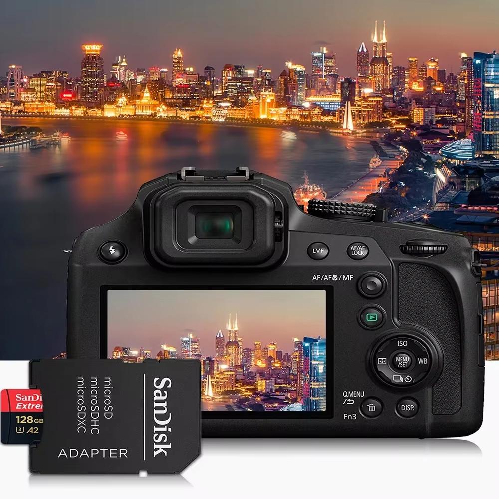 SanDisk Scheda Extreme Pro 256GB Scheda Micro SD Scheda di Memoria SDXC UHS-I 128GB 512GB 64GB 32GB U3 V30 Schede Flash TF Scheda di Memoria Adattatore per Fotocamera DJI