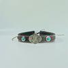 Enthic Hat Accessories Leather Belt For Hat Band Cowboy Hat Decoration Rivet Belt Straw Hat Band Bohemia Hat Accessory