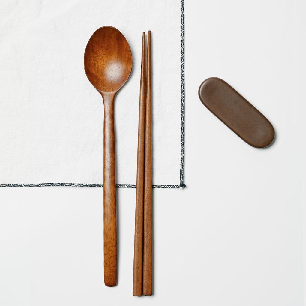 Romwood Massivholz Basic Erwachsenenlöffel Set