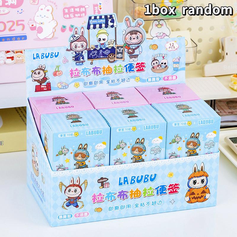 

70 листов Labubu Капибара Выдвижной рулон Липкий блокнот Креативная простота Липкий блокнот Сделай сам Декоративное сообщение Пост Липкий блокнот