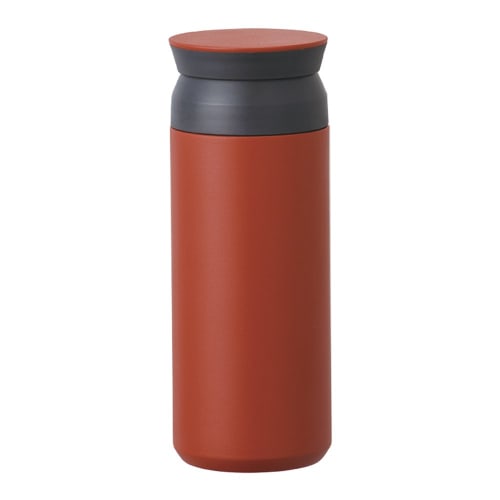 KINTO Travel Tumbler, 500ml, Red, Double-Sided Vacuum Wall, Insulates Hot and Cold Drinks, 20943