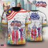 Malaysia Independence Day 3D Flag T-shirt - Fits All Ages