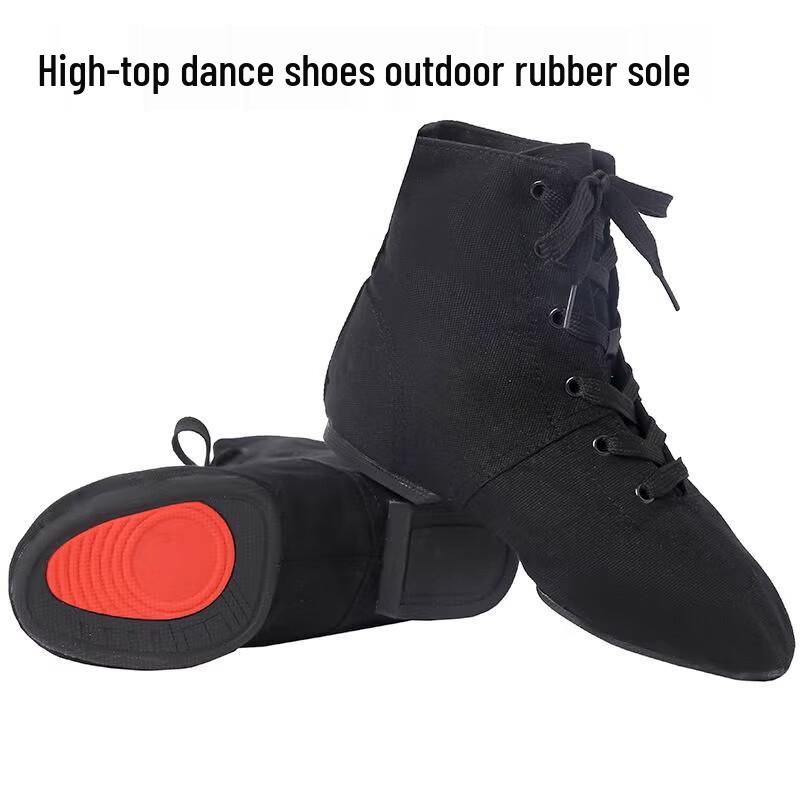 Bofuniao Canvas Jazz Dance Shoes 38