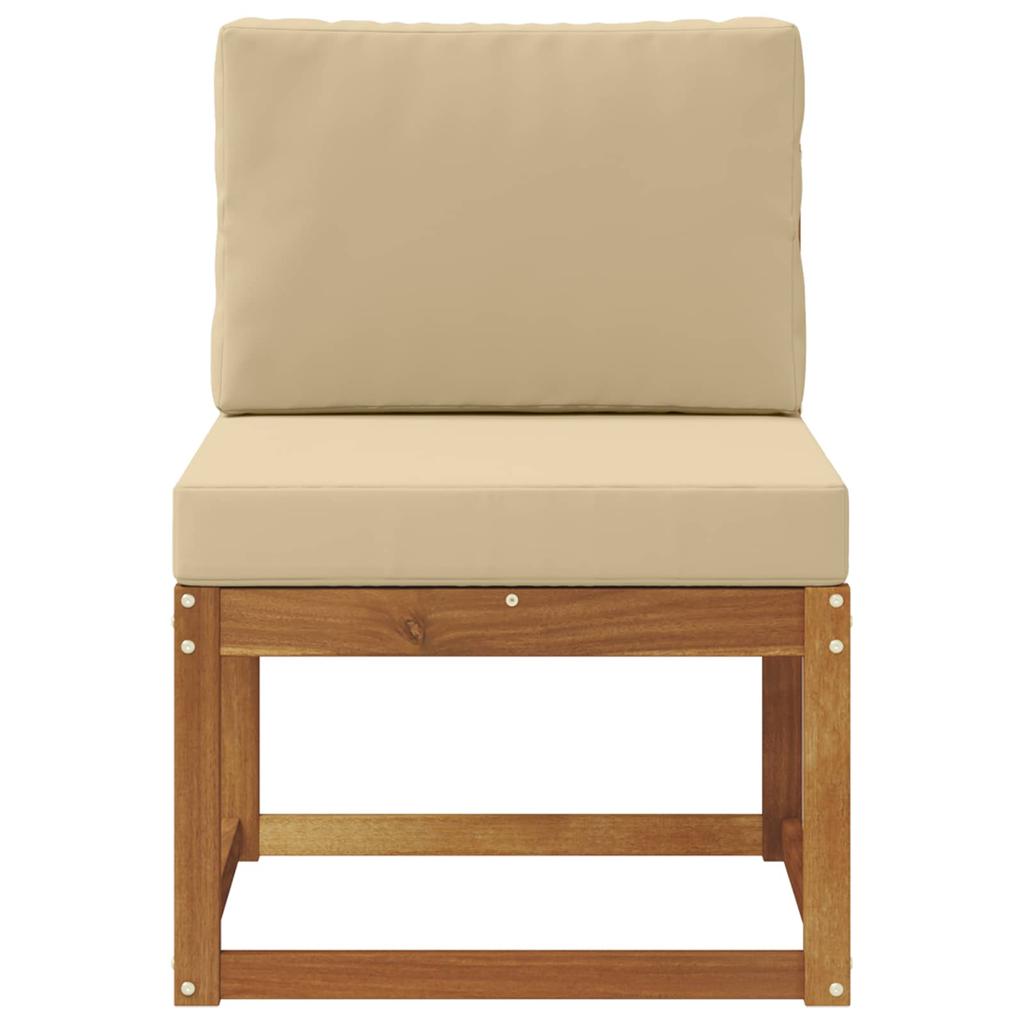 Outdoor Center Sofa Solid Acacia Wood
