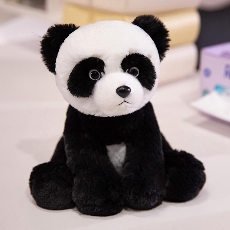 23cm Cute High Quality Sitting Forest Animal Plush Doll Pillow Soft Long-Arm Raccoon Tiger Sloth Panda Fox Plush Toy Home Decor