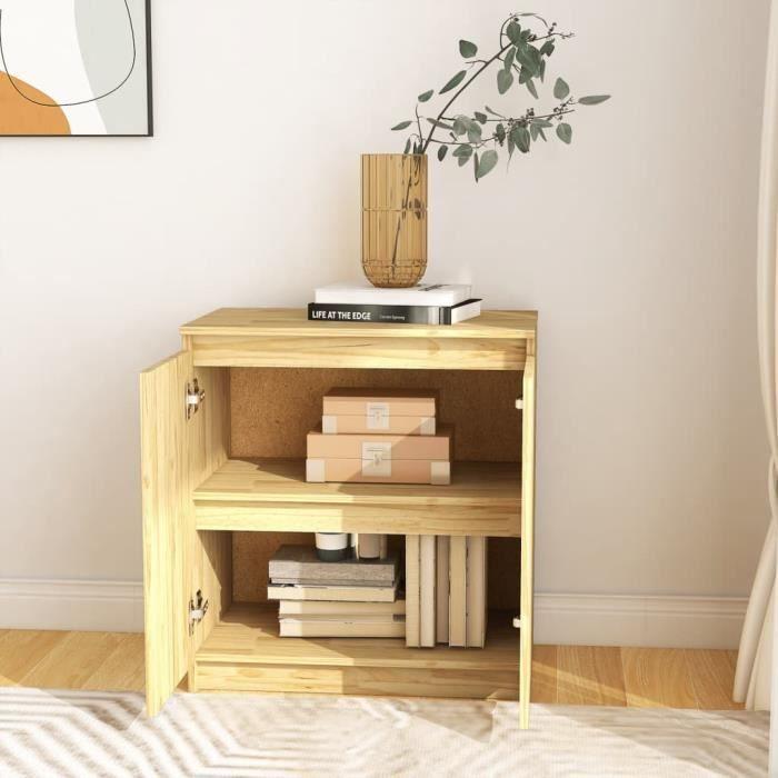 VidaXL Armoire latérale 60x36x65 cm bois de pin massif 833097