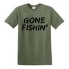 Gone Fishing T Shirt Mens Kids Angling Carp Fisherman Gift Top Tee