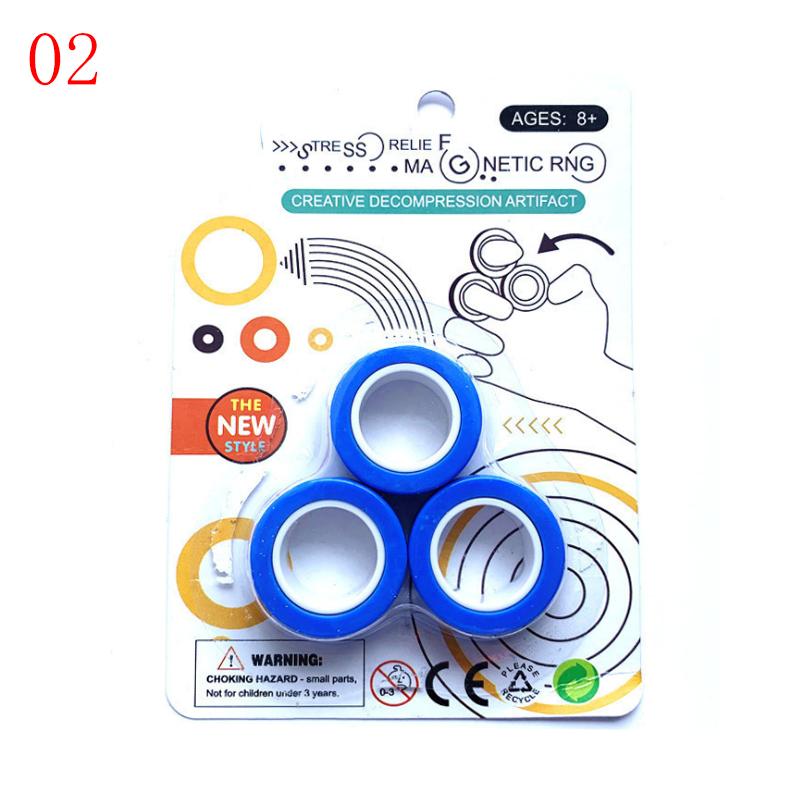 Buy 1Set Magnetic Bracelet Fingertip Toys Finger Magnetic Ring Magic ...