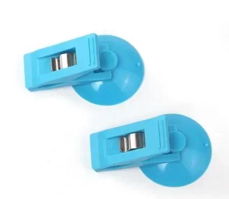 2pcs Fixing Tools Suction Cup Plastic Car Window Mount Suction Clip Bill Holder Card Clamp for Car Towel Ticket