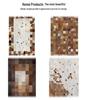Wear-Resistant Nordic Imitation Cowhide Carpet for Living Room or Bedroom