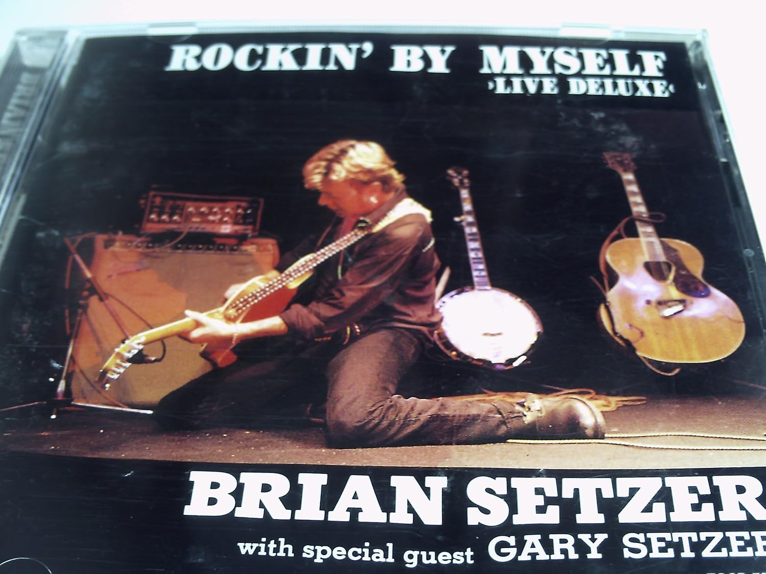 

CD BRIAN SETZER - Rockin By Myself TOCP7985PROMO INSIDEOUT 1993 Japan Rock Used