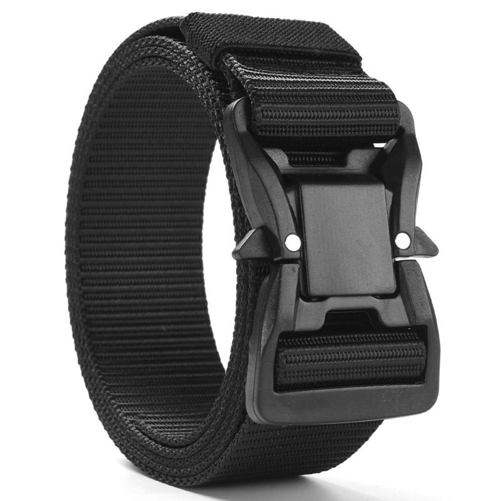 Quick Release Alloy Buckle Waistband 125 140 160 180cm Training Weave Waist Band Canvas Strap
